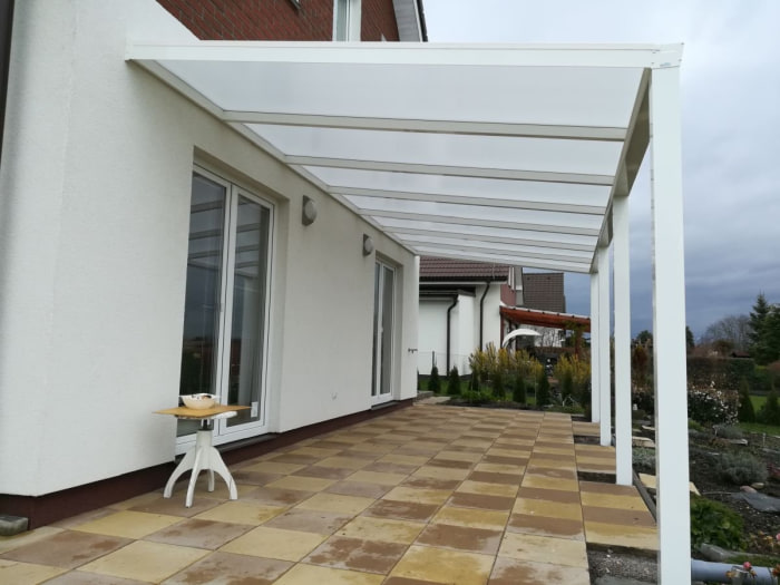 Pergola bílá RAL 9010 300 x 200 cm provedení ECO.